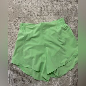 Lululemon Athletica Lime Green Athletic Shorts